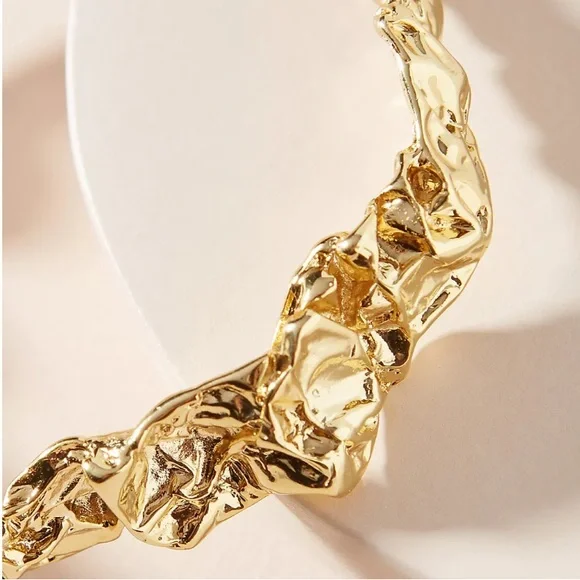Amber Sceats 24K Plated Gold Emery Cuff Bracelet $169